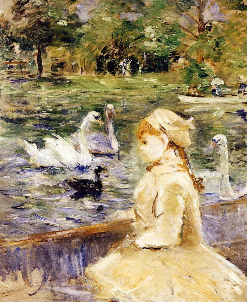 Giovane ragazza al lago
